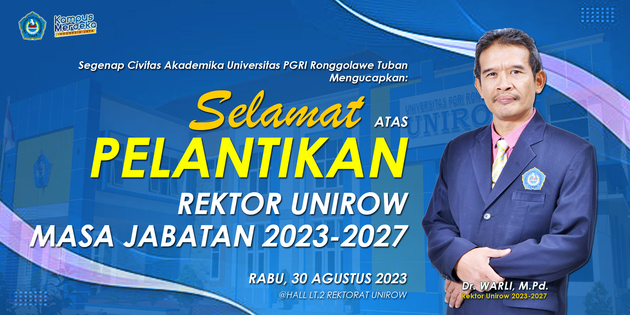 Pelantikan Rektor Periode 2023-2027